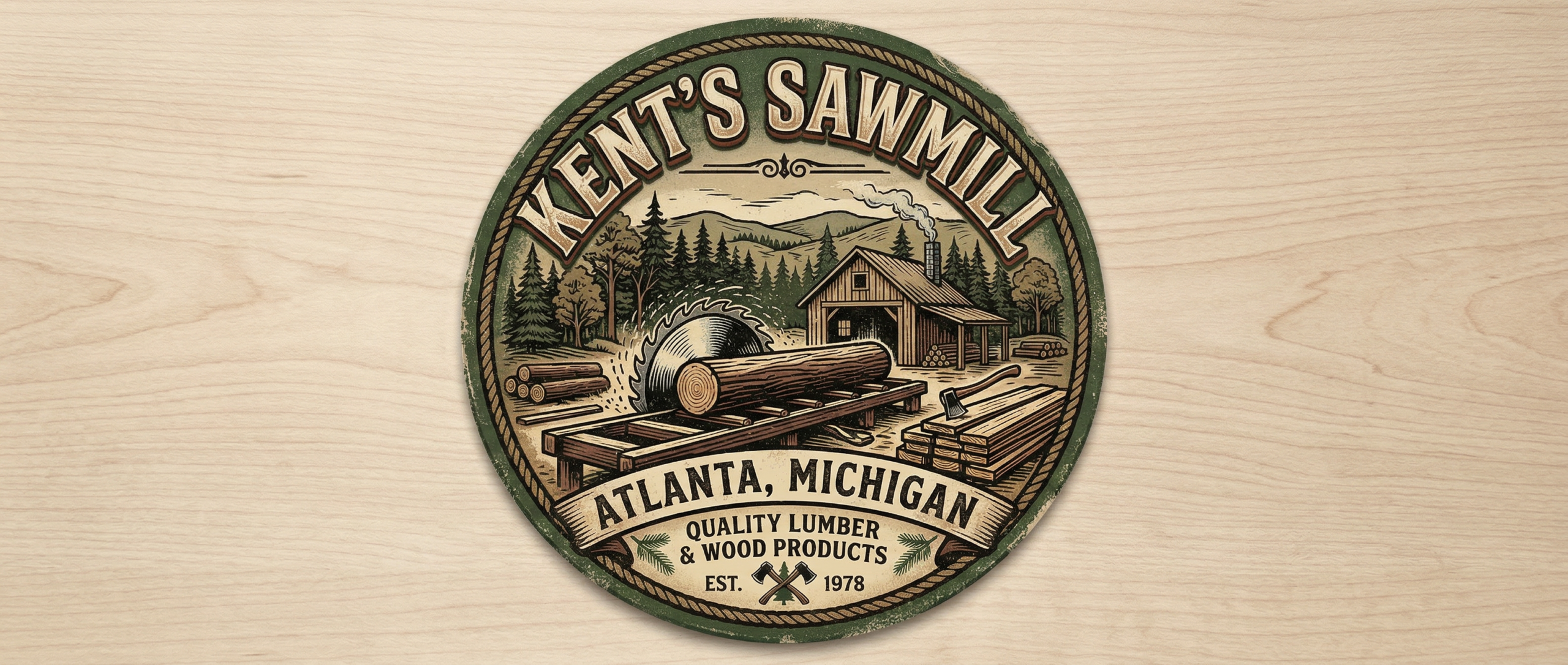 Kent’s Sawmill  Michigan Lumber Co.